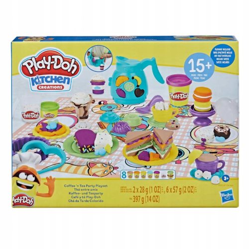  Комплект тесто Play-Doh TEA TIME 3+