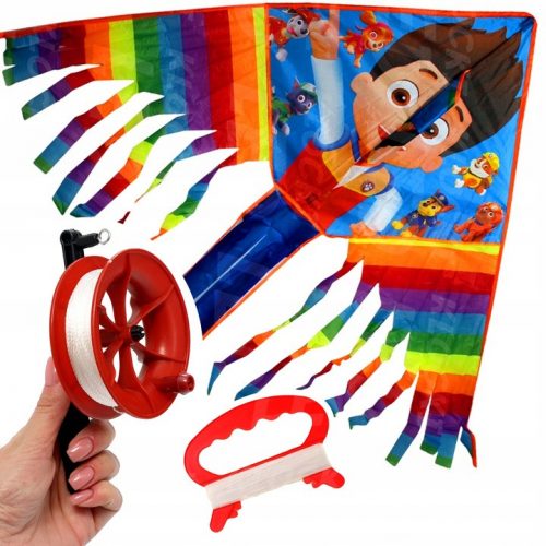 ГОЛЯМО PAW Patrol KITE 150см + БЕЗПЛАТНО въдица 40м XXL макара