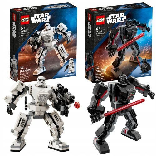  Lego STAR WARS 75368 Механизмът на Дарт Вейдър + LEGO Star Wars 75370 Механизмът Stormtrooper