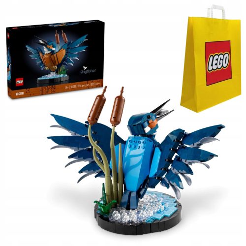  LEGO ICONS 10331 Kingfisher + LEGO 6315792 ХАРТИЕНА ЧАНТА VP MEDIUM M 34X41X10 TE