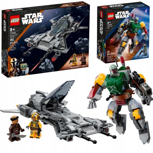  LEGO Star Wars 75346 Pirate Fighter + LEGO Star Wars 75369 Механизмът на Boba Fett