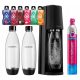  SODASTREAM TERRA карбонатор СИФОН ЗА ГАЗИРАНА ВОДА FUSE бутилки + балър