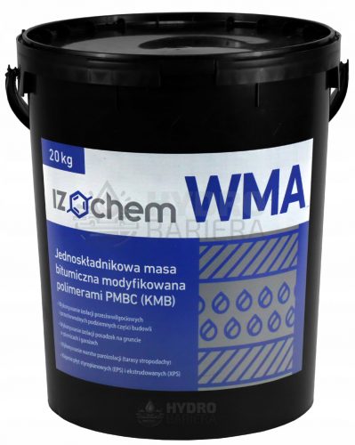 ИЗОХИМ WMA 20 KG ХИДРОИЗОЛАЦИЯ НА ФУНДАМЕНТА ТЕГЛО KMB