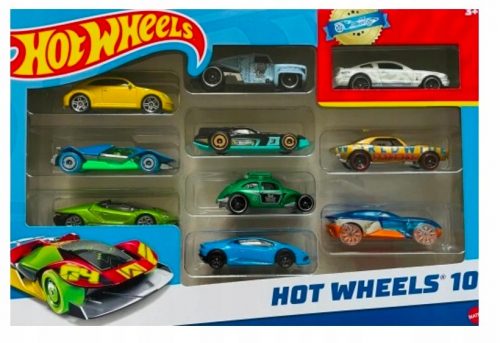  HOT WHEELS 10PAK Кола играчка Комплект превозно средство 10 бр. 54886