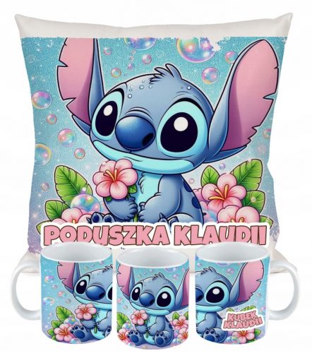  LILO AND STICH OHANA DISNEY ВЪЗГЛАВНИЦА ЧАША ПОДАРЪК ИМЕ