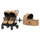  Euro-Cart количка за близнаци Бебешка количка за близнаци Euro-cart Doblo Euro-Cart + LIGHT SOFT GONDOL БЕБЕШКА ВЛОЖКА ЗА EUROCART DOBLO CAMEL КОЛИЧКА