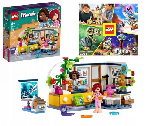  LEGO Friends 41740 Стаята на Алия + LEGO КАТАЛОГ 2024 НОВО