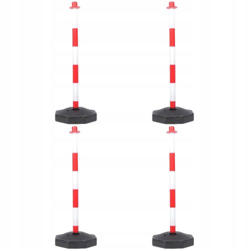 Пътни конуси, стълбове за маркировка на паркинги 4 бр