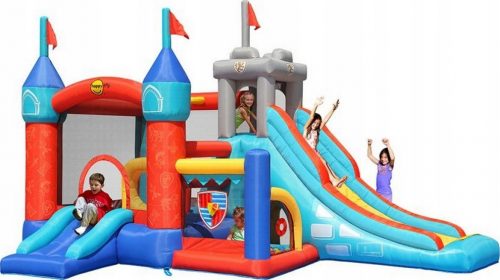 БАСЕЙН БАТУТ BOBBLE CASTLE 13в1 2 ПЪРЗАЛКИ