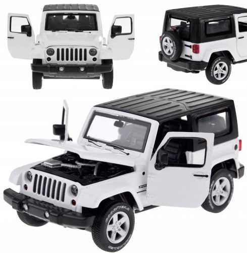  СПОРТЕН АВТОМОБИЛ SUV CAR AUTO JEEP WRANGLER LIGHT SOUND METAL 1:32