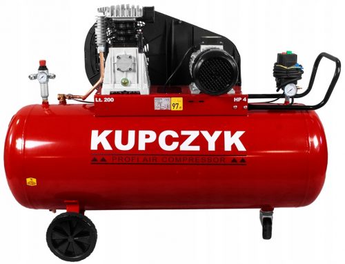 Маслен компресор Kupczyk KK 530/200 T 200 l 10 bar