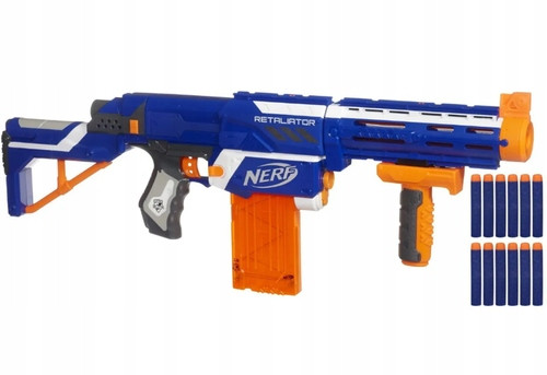  NERF RIFLE GUN RETALIATOR JUNIOR 98696 ЛЕСНО ПРЕЗАРЕЖДАНЕ