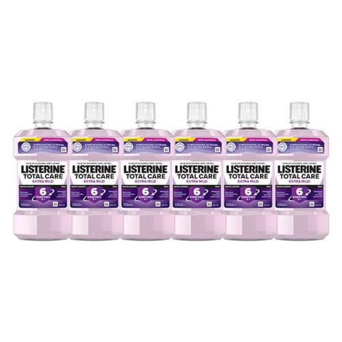  Listerine Total Care Extra Mild вода за уста с мек вкус 6 бр.