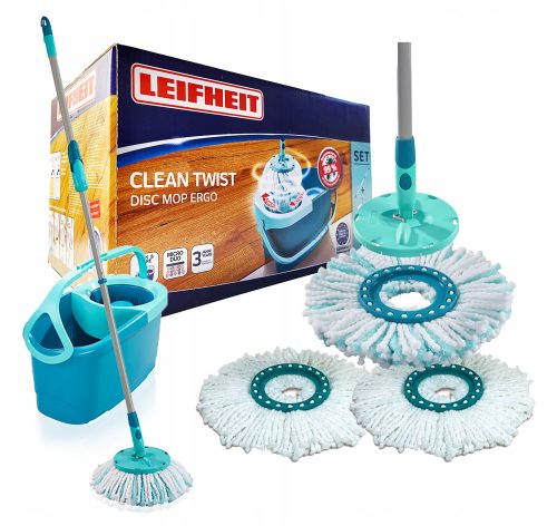 Leifheit Clean Twist Ergo кофа и центрофуга с 3 35 см вложки