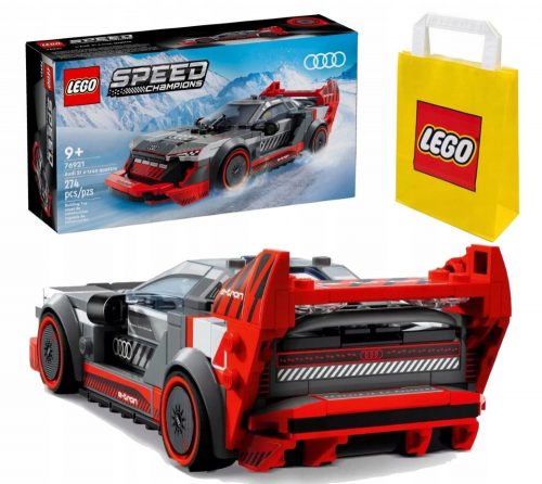  LEGO Speed Champions 76921 Audi S1 E-tron Quattro + VP Хартиена торба LEGO 6315792 Средна