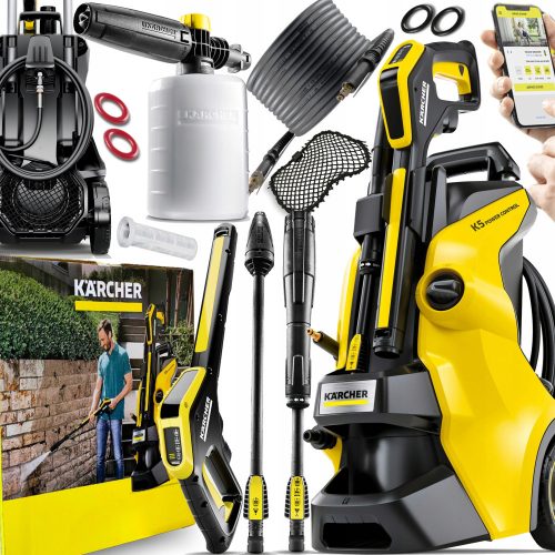 Керхер водоструйка 145 бара 2100 W + дюза за пяна Karcher 2.643-147.0