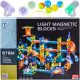  DK Magnetic Blocks Светещи магнитни блокове Ball Track 110 Elements Bullet Track 110 бр.