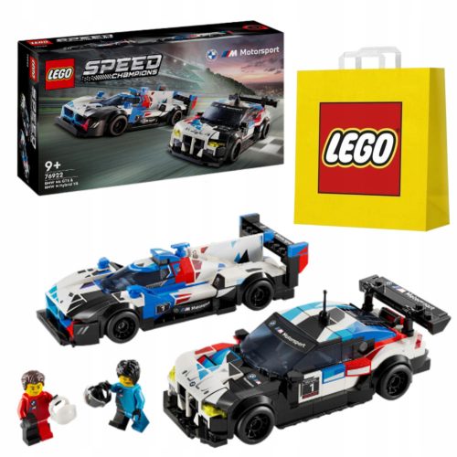  LEGO Speed Champions 76922 BMW M4 GT3 и BMW M Hybrid V8 + LEGO Paper Bag