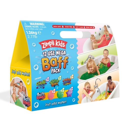  12 Използвайте Mega Baff Pack от Zimpli Kids, 6 x Bath B