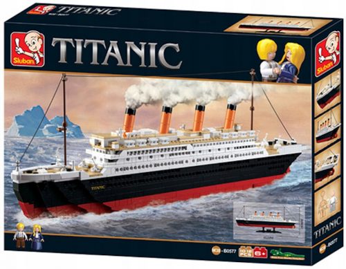  Sluban Titanic G096092 блокира 1012 елемента