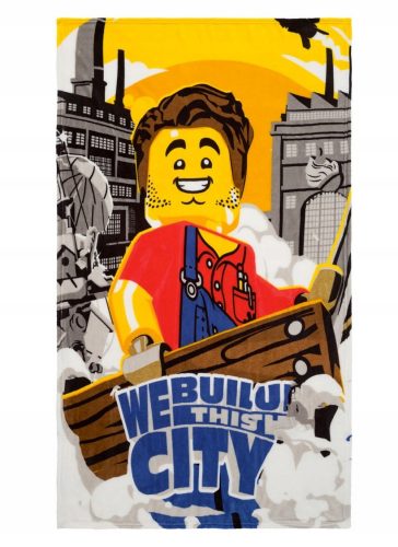  LEGO одеяло 100 x 150 см нюанси на жълто и златно LEGO City