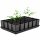  24× DonKwiat саксия 9 cm x 9 x 14 cm диаметър 9 cm пластмасова черна + GardenPlus стойка за саксия + 60 cm пластмасова