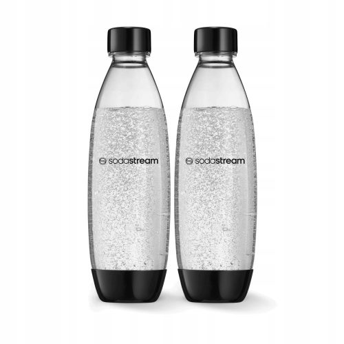  X2 БУТИЛКИ ЗА ВОДА SODASTREAM FUSE 1L - ЧЕРНИ 2 ОПАКОВКИ