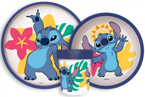  STITCH КОМПЛЕКТ ЗА ЗАКУСКА ПРЕМИУМ КОМПЛЕКТ ПРИБОРИ ЗА ВЕЧЕРЯ STICH DISNEY