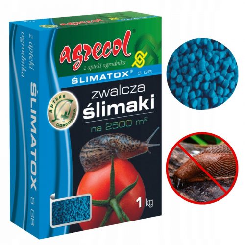  ŚLIMATOX 5GB ОТРОВА ЗА ОХЛЮВИ AGRECOL 1KG + ЕДНОКРАТНИ РЪКАВИЦИ ОТ ФОЛИО HDPE 1 ЧИФТ L