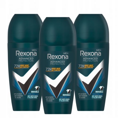  Rexona Men Advanced Protection Invisible Ice Рол-он антиперспирант 50 мл