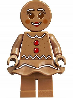  LEGO Празник / Коледа - Фигурка - Г-жа Gingerbread hol168 НОВО