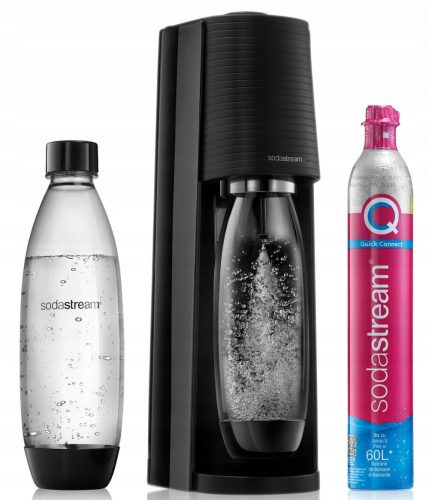  Черен сатуратор SodaStream Terra