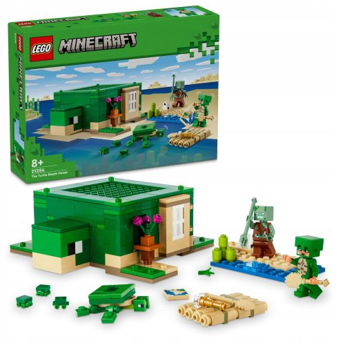  LEGO Minecraft 21254 Къща на плажа на костенурките