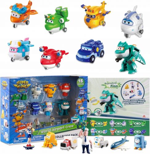  Super Wings Transformer Toys 2", играчка самолет, мини екшън фигурки за