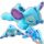  Mascot Stitch Blue 35cm Плюшена играчка Легнала Спяща Очарователна пухкава играчка