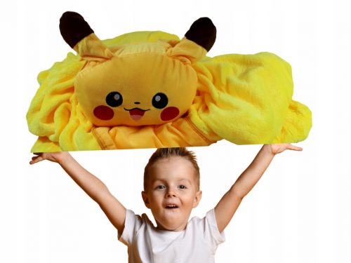  Pikachu Pokemon Set 2in1 талисман голямо хубаво одеяло Възглавница Pikachu Plush