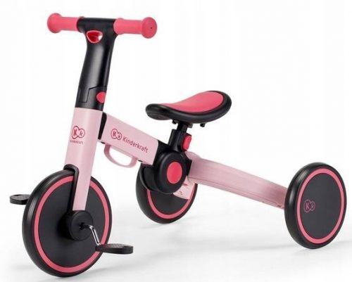  Велосипед триколка Kinderkraft 4TRIKE CA Черен, Розов