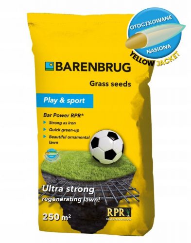  Barenbrug RPR Lawn Универсална спортна трева, с покритие, 5 кг