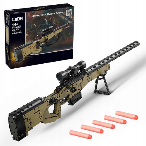  Блокове Cada Make Your Bricks Move C81053W Sniper Rifle 978 бр.