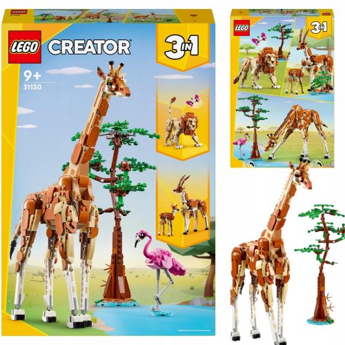  LEGO Creator 31150 Zvířata ze safari + Картонена кутия 30 cm x 20 cm x 10 cm 380 g/m² 1 бр.