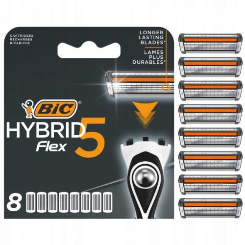  BIC HYBRID 5 FLEX БЛИСТЕР РЕТРИЛИ ЗА ОБЩАВАЩИ 8 БР