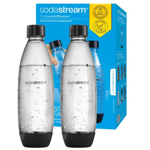  2x БУТИЛКИ SODASTREAM БУТИЛКИ САТУРАТОР БУТИЛКА 1L ДВЕ ОПАКОВКИ