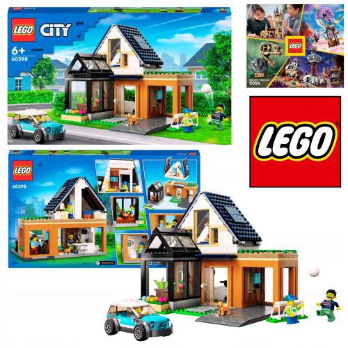  LEGO City 60398 Семейна къща и електрическа кола + Lego Adults and Kids 2024 в електронна форма