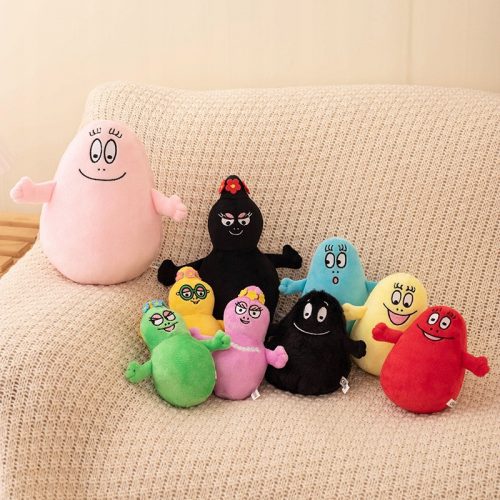  9 бр. Анимационни плюшени играчки Barbapapa Меки плюшени кукли за