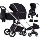  Бебешка количка CARRELLO Ultra CRL-6525 2in1 Night Black + адаптери ALFA Carrello за столче за кола Maxi-Cosi Cybex