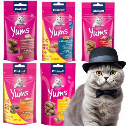  Vitakraft Cat Yums CHEESE лакомство за котки 40гр