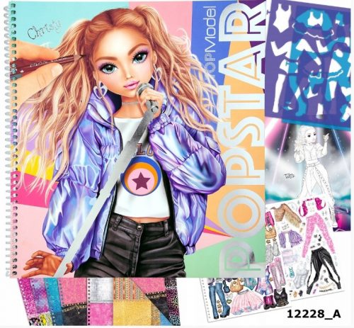  Топ модел 12228 Popstar книжка за оцветяване