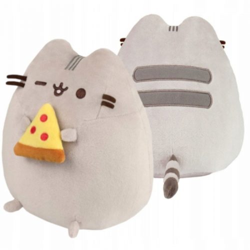  ПЛЮШЕН ТАЛИСМАН КОТКА PUSHEEN KITTY ИГРАЧКА с ПИЦА 20 СМ