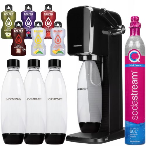  Воден карбонатор SodaStream Art черен + 2 други продукта