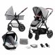  Детска количка Kinderkraft MOOV 3в1, сива